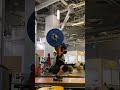 Snatch 抓舉 225lb x 10 singles | Weightlifting | #AskKenneth #shorts