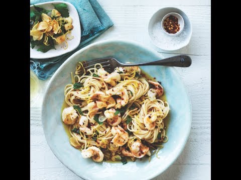 How to make Garlic Prawn Pasta