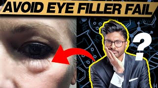 Avoid Tear Trough Fillers Gone Wrong: Lumpy Eyes Explained