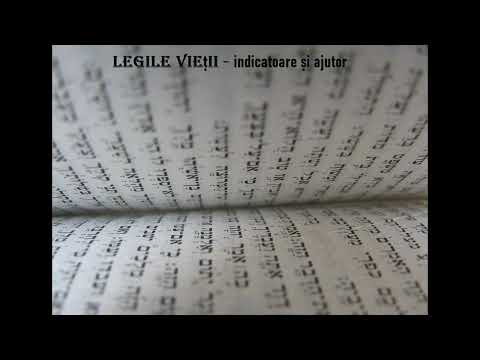 Legile vietii - indicatoare si ajutor în dezvoltarea personalitatii