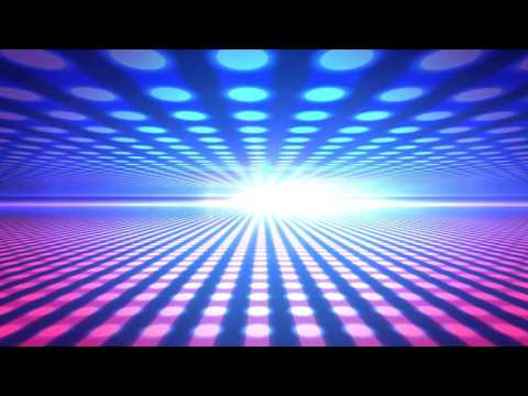 4K Colorful Dots Endless Flashing Horizon 2160p Motion Background