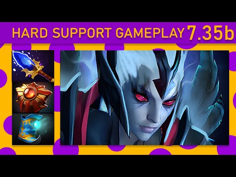 ⭐DuBu Vengeful Spirit 30+ K/A! Hard Support Gameplay 7.35b - Dota 2 Top MMR