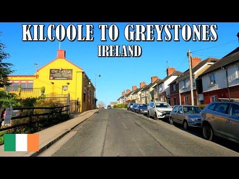 DRIVING from KILCOOLE to GREYSTONES in IRELAND 🇮🇪 4K (60fps)