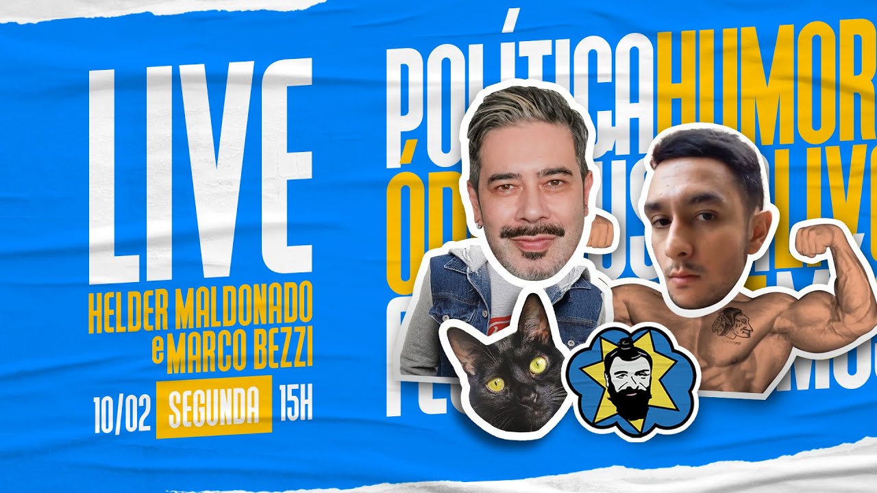 🔴 LIVE: AS NOTÍCIAS E POLÊMICAS DO DIA COM HELDER E BEZZI | Galãs Feios