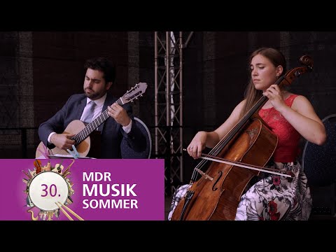 Mitschnitt vom MDR-Musiksommer 2021: Nadège Rochat & Rafael Aguirre  in Bad Muskau