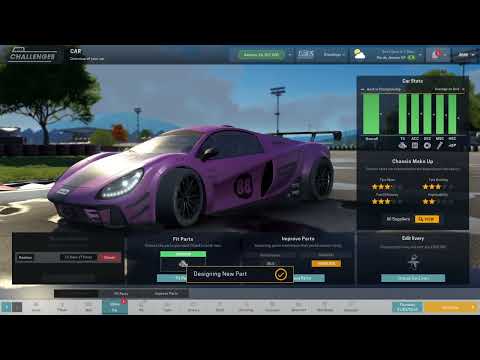 Let's Play Motorsport Manager (Challenges) - Daddy's boy - #02 (No commentary)