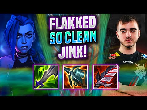FLAKKED IS SO CLEAN WITH JINX! - G2 Flakked Plays Jinx ADC vs Aphelios! | Season 2022