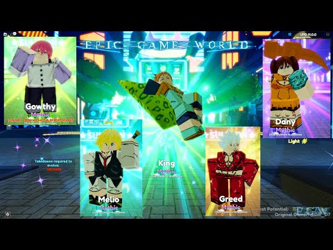 Update 11 Units Gowthy, Dany, King, Greed and Melio Preview Anime Adventures