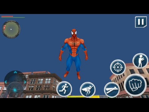 Flying Spider Hero Vs City Gangster | Flying Iron Superhero Spider Mission - Android GamePlay