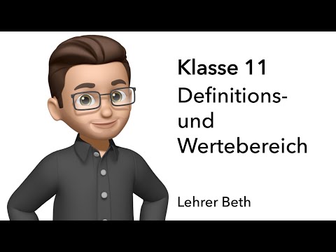 Domain D and range W - Grade 11 - Functions - Teacher Beth