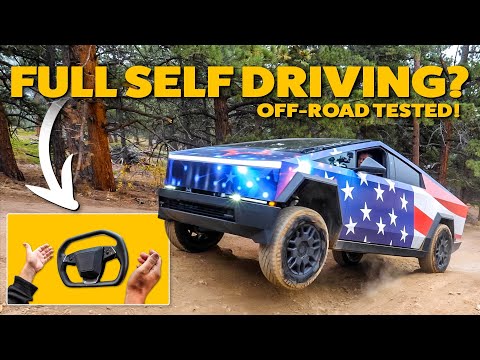Taking the Tesla Cybertruck Off-Road to Drive Itself – EV Truck Review