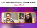 Kiara Advani S Heart Still Goes Dhak Dhak For Hrithik Roshan