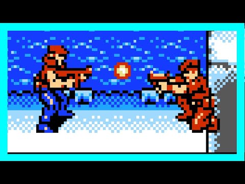 Contra Force (NES, 1992) 1P Full Game Session with Burns  🎮