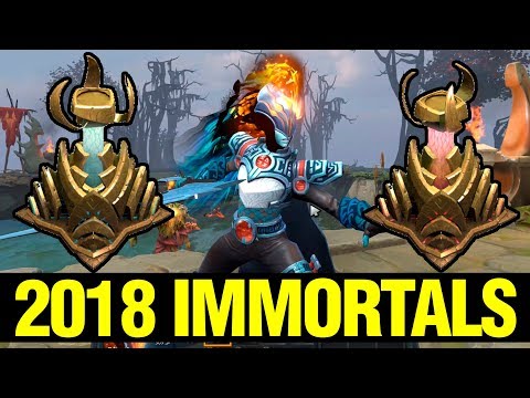 ALL 2018 NEW IMMORTALS IN GAME!! - NEW BATTLE PASS - Dota 2