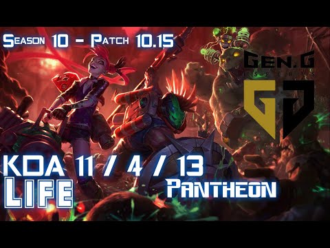 Gen Life PANTHEON vs SETT Support - Patch 10.15 KR Ranked
