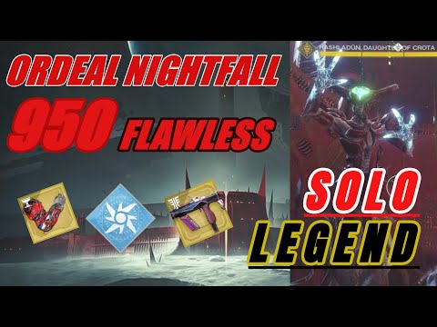Solo Flawless 950 LEGEND Nightfall: The Ordeal - Scarlet Keep - Destiny 2