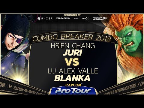 Hsien Chang (Juri) vs LU Alex Valle (Blanka) - Combo Breaker 2018 Pools - Day 1 - CPT 2018