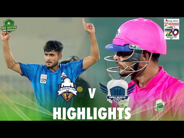 Full Highlights | Karachi Whites vs Dera Murad Jamali | Match 8 | National T20 Cup 2025 | PCB | MA2A