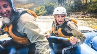CRAZY WHITE WATER RAFTING!!
