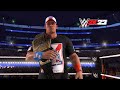 John Cena Entrance With The New WWE Undisputed Universal Championship - WWE 2K23