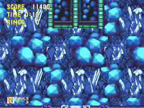 Sonic 3 and Knuckles - Lava Reef 2 Tails: 0:29 (Speed run)