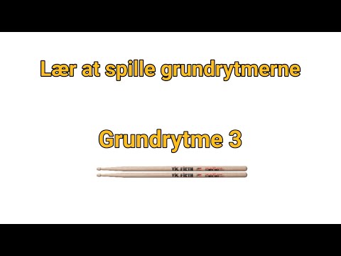 Lær at spille trommer: Grundrytme 3