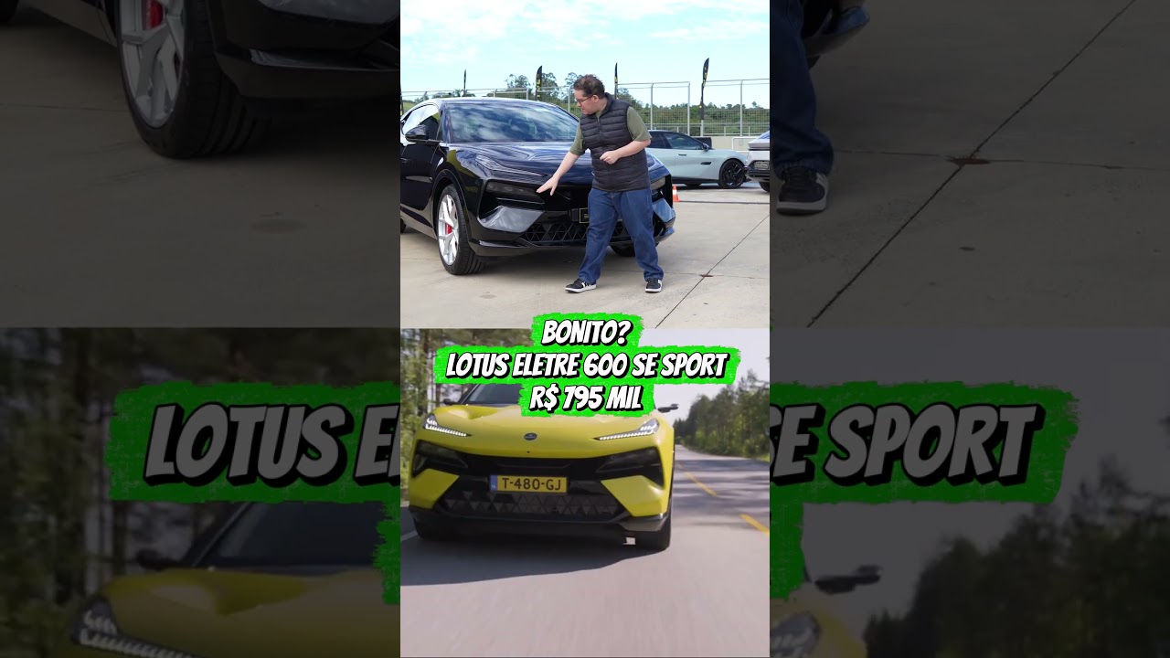 LOTUS ELETRE 600 SPORT SE: Aerodinâmica de hipercarro por R$ 795 mil! 😱🔥