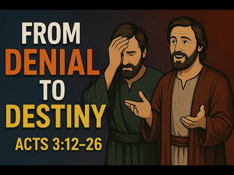 From Denial to Destiny (Acts 3:12–26) | A 2-Minute Devotional