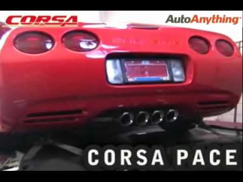 Corvette C5 Dyno & Sound Clip: Stock Exhaust vs Corsa Exhaust System (Part #14132)