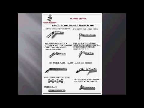 Types of orthopedic implants plates