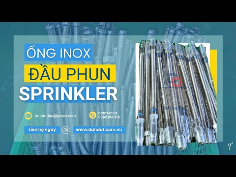 Ống nối đầu phun sprinkler, phụ kiện ống mềm chữa cháy, ống mềm kết nối đầu phun sprinkler PCCC