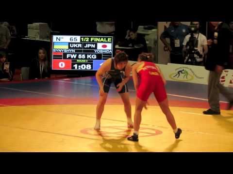 2012 Women's World Championships: 55 kg Nataliya Synyshyn (UKR) vs. Saori Yoshida (JPN)