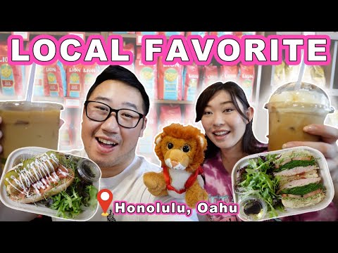CAFÉ ICÔNICO FAVORITO LOCAL! || [Oahu, Havaí] Wrap saudável, açaí e café havaiano!