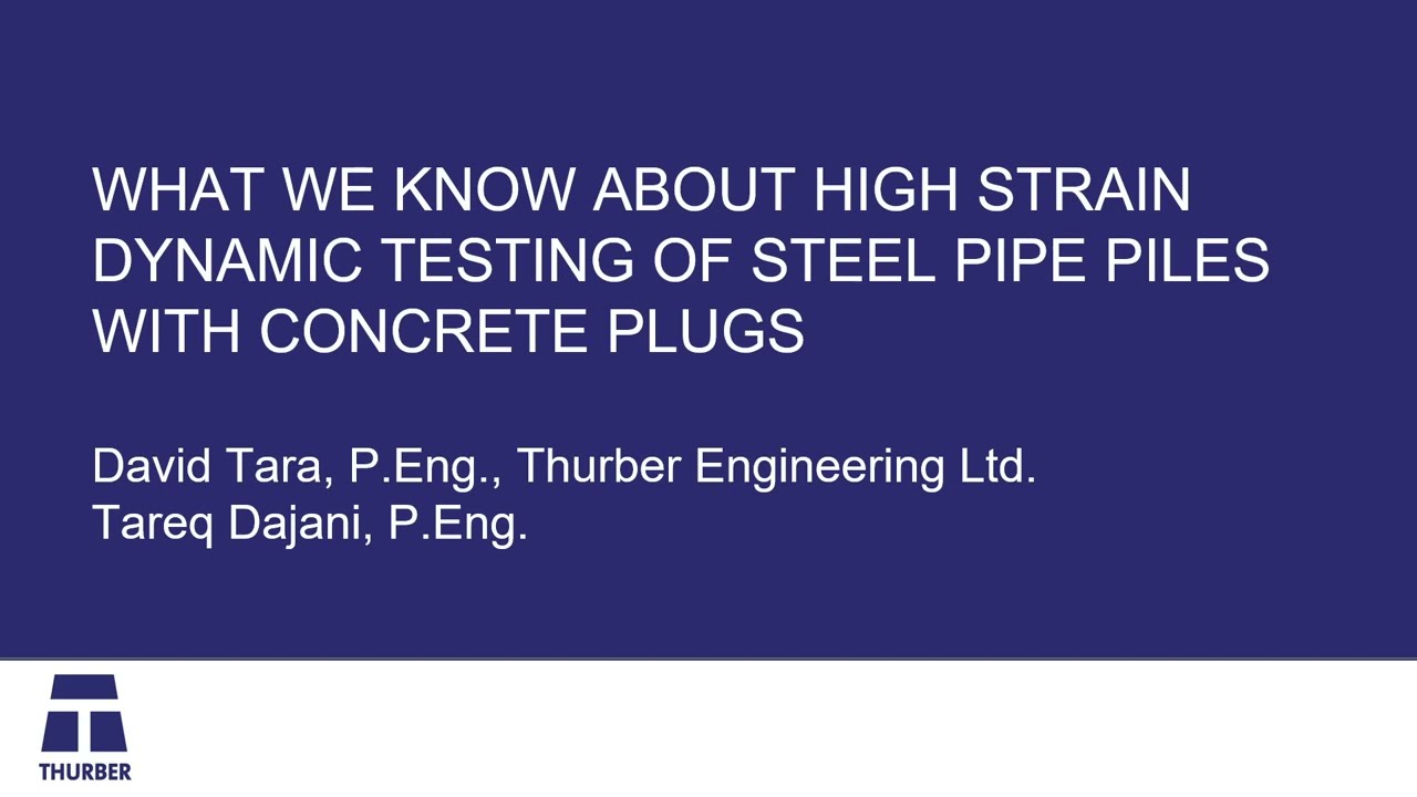 What we Know About High-Strain Dynamic Testing of Steel Pipe Piles With Concrete Plugs