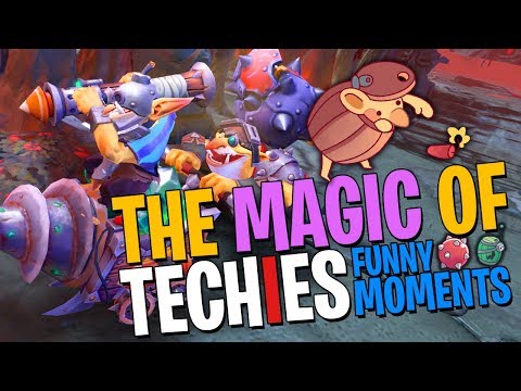 The Magic of Techies - DotA 2 Funny Moments