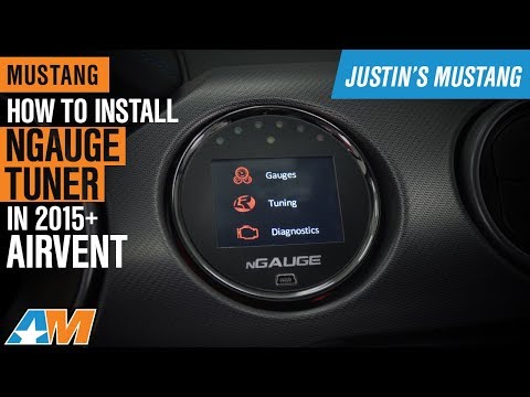 How to Mount an n-Gauge Tuner in your 2015+ S550 Mustang's Air Vent | Justin's 2019 Mustang GT Build