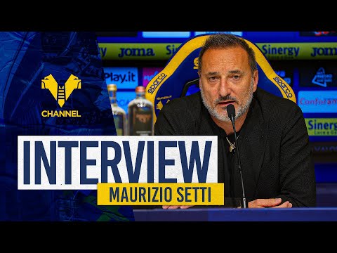 La conferenza stampa del Presidente Maurizio Setti