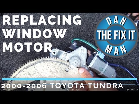 2000-2006 TOYOTA TUNDRA WINDOW REGULATOR / MOTOR REPLACEMENT - DIY