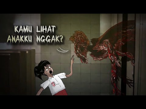 Misteri Hantu Bapak2 Gepeng - Berkeliaran di SD Surabaya #HORORMISTERI | Kartun Hantu