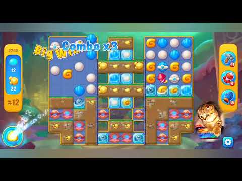 Fishdom 2022, no Boosters,  2248  level  -  прохождение без бустеров,  2248  уровень.