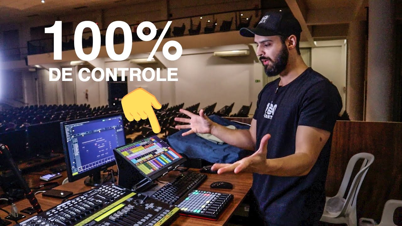 COMO FAZEMOS O CONTROLE DA ILUMINAÇÃO DMX DA IGREJA?