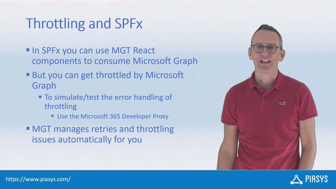 Episode #259 - Handling Throttling Exceptions with Microsoft Graph Toolkit in SharePoint Framework