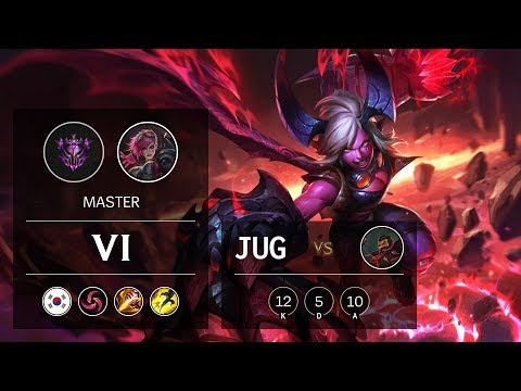 Vi Jungle vs Graves - KR Master Patch 9.17
