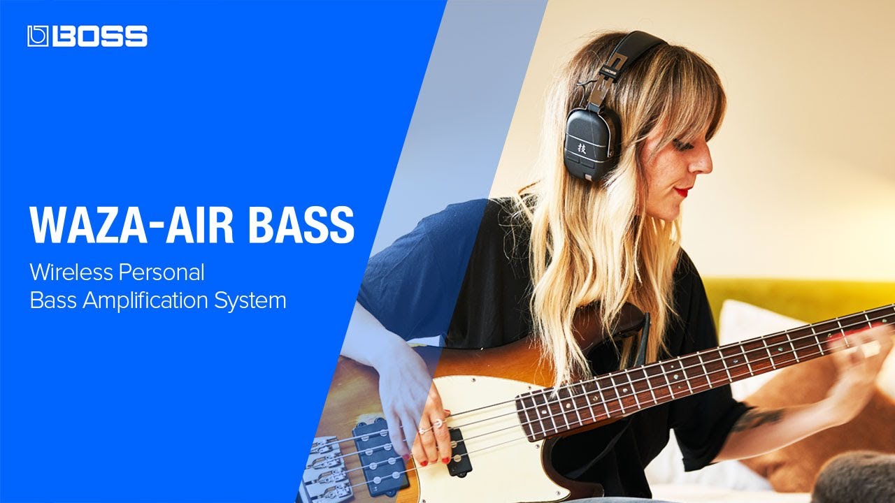 BOSS WAZA-AIR BASS - A Breakthrough Bass Experience - YouTube