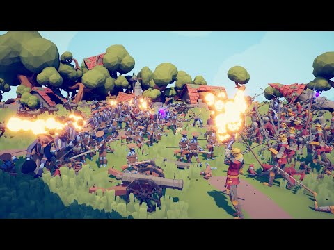 WESTERN ANCIENT ARMY vs 100x UNITS - TABS - Totally Accurate Battle Simulator