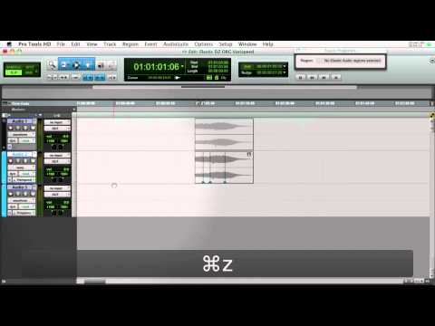 Elastic Audio in Pro Tools Part 2 - Varispeed and mapping to tempo H264