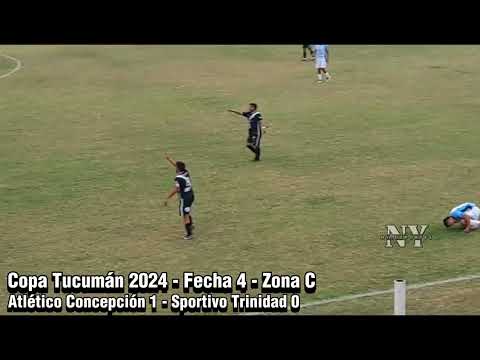 Copa Tucumán 2024 - Fecha 4 - Zona C, Atlético Concepción 1 - Sportivo Trinidad 0.