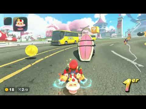 Mario Kart World - Coupe Carapace - 04 Stade Peach