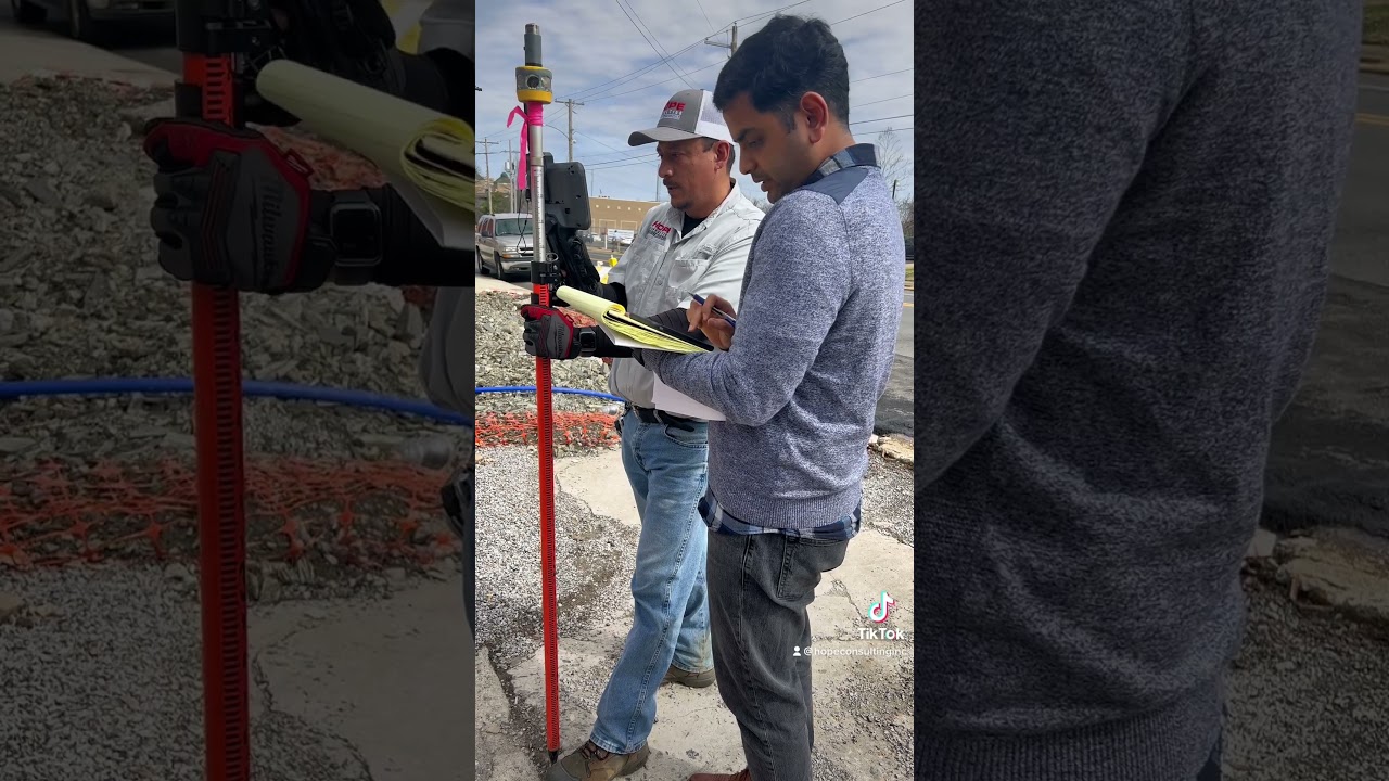 A day in the life of a land surveyor! #engineering #landdevelopment #landsurveying