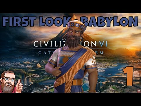 Babylon First Look Gameplay! Civilization 6 - New Frontier Pass. Hammurabi Review on Deity - Ep.1